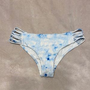 Billabong Dye Blue Cheeky Bikini Bottoms